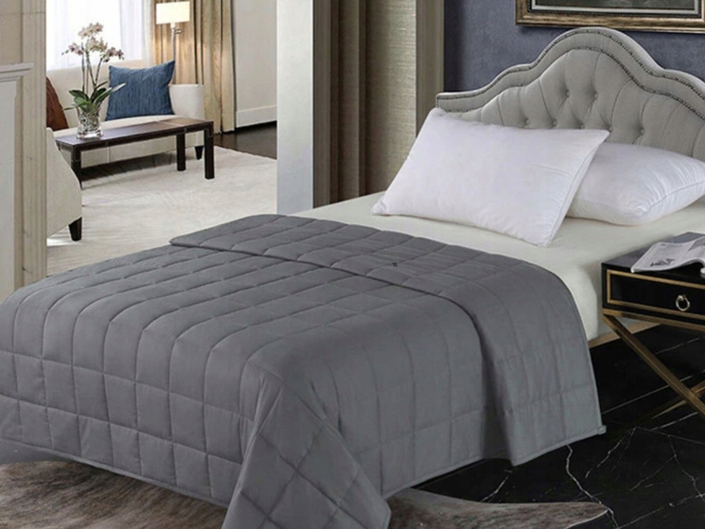 Kołdra Obciążeniowa Sensoryczna Koc Sensoryczny Obciążeniowy 8kg 150x200cm