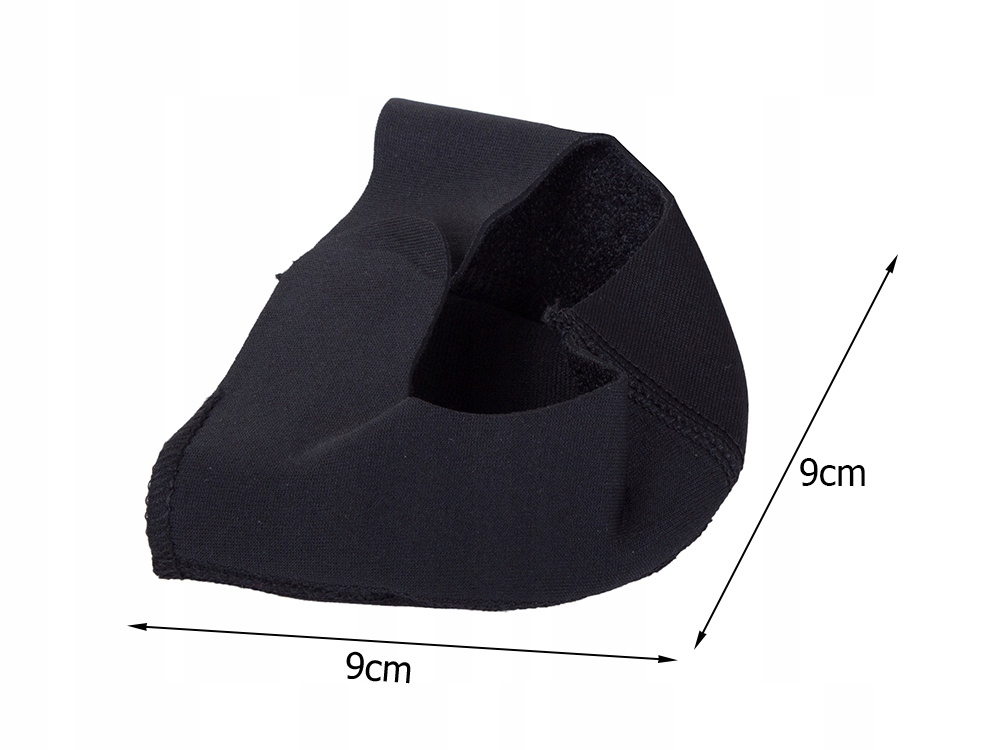 Podpiętki Wkładki Żelowe Do Butów Ostrogi Obtarcia Czarne 2 Sztuki Para