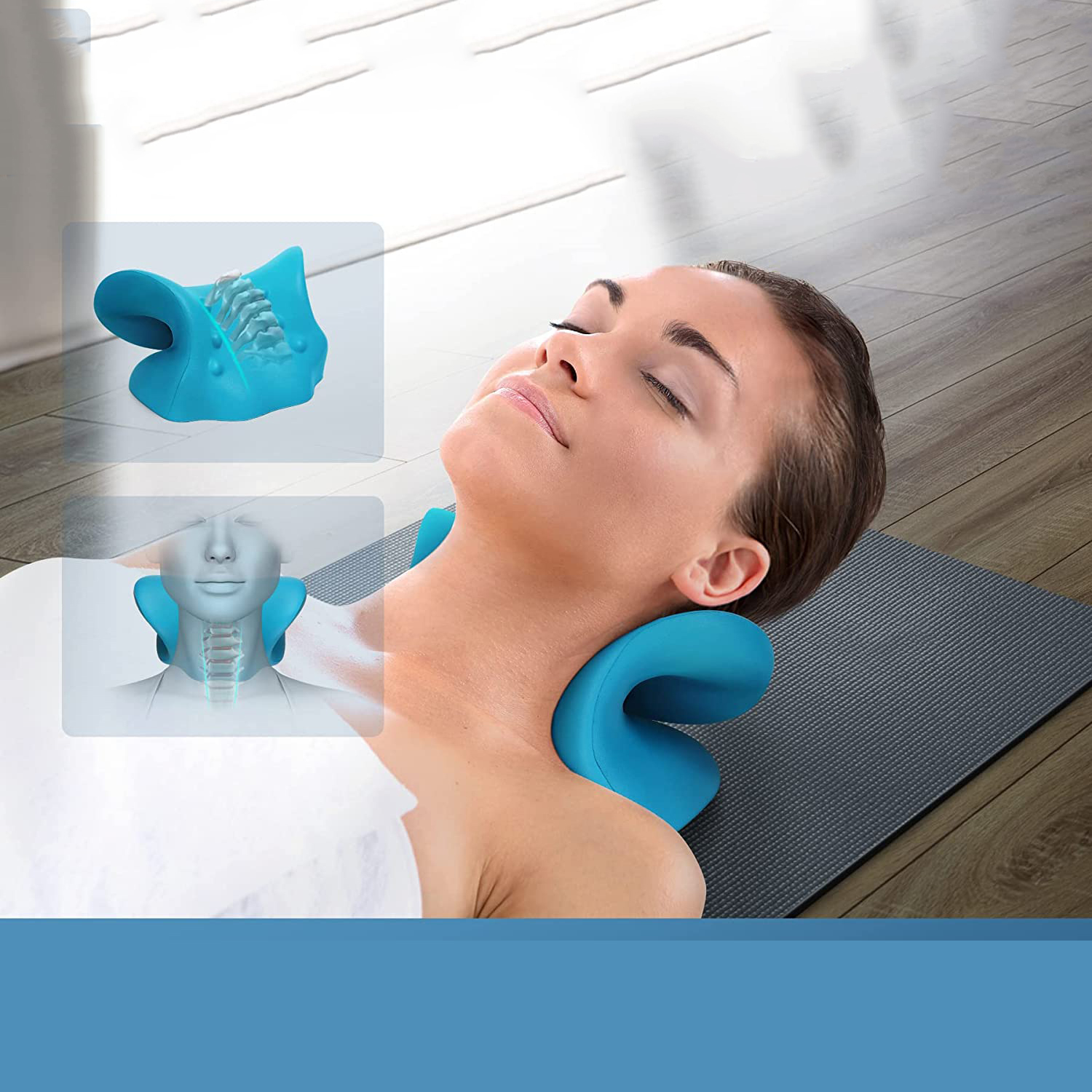 Poduszka Pod Kark Masaż Kręgosłupa Rozluźniacz Dla Szyi Ulga Masażer Na Ból