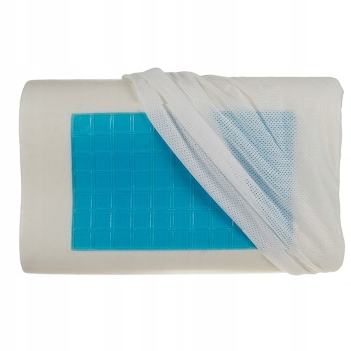 Poduszka Ortopedyczna Żel Chłodzący Wkładem Profilowana Do Spania Z Żelem