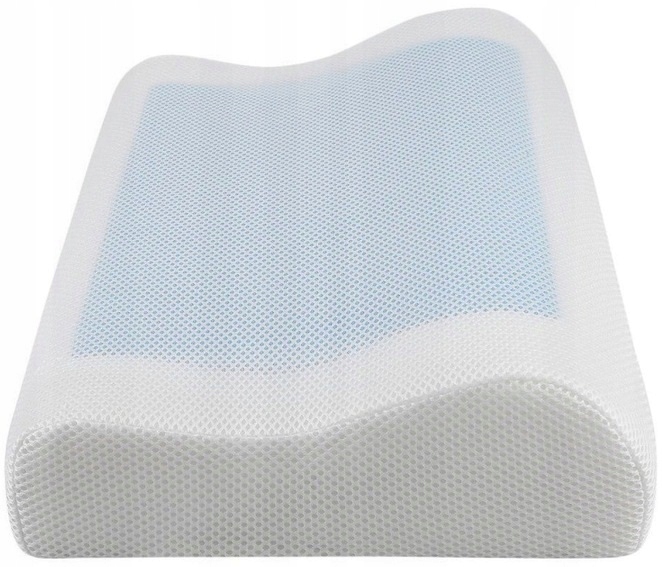 Poduszka Ortopedyczna Żel Chłodzący Wkładem Profilowana Do Spania Z Żelem