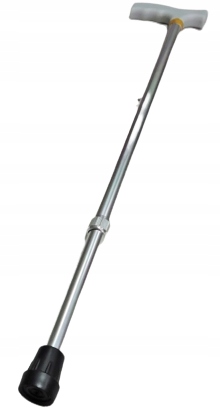 Laska Inwalidzka Ortopedyczna Aluminium Regulowana Spacerowa Lekka Stabilna