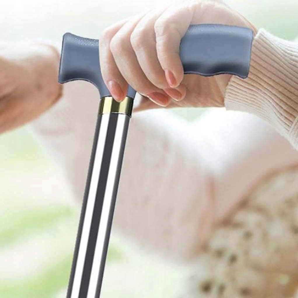 Laska Inwalidzka Ortopedyczna Aluminium Regulowana Spacerowa Lekka Stabilna