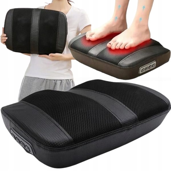 Masażer Do Stóp Nóg Z Podgrzewaniem 2w1 Shiatsu Głowice Masujące Relax