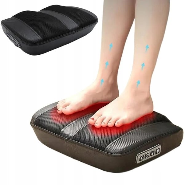 Masażer Do Stóp Nóg Z Podgrzewaniem 2w1 Shiatsu Głowice Masujące Relax