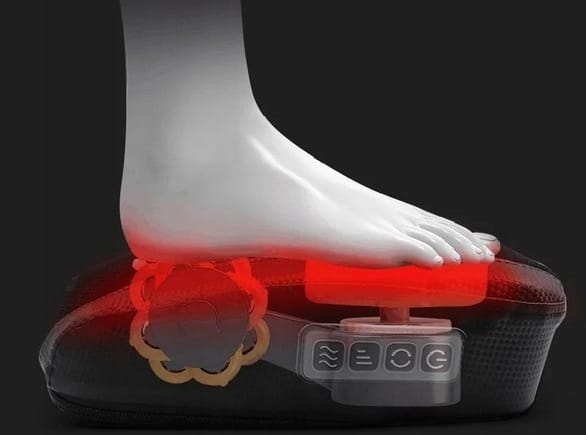 Masażer Do Stóp Nóg Z Podgrzewaniem 2w1 Shiatsu Głowice Masujące Relax
