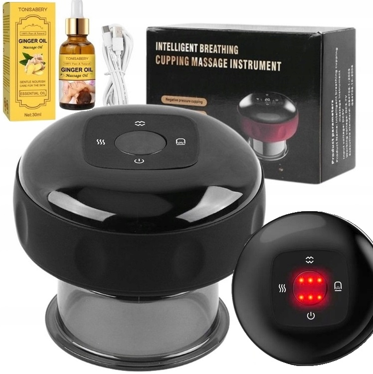 Elektryczna Bańka Chińska Antycellulit Światło Czarwone Masaż Rozgrzewający