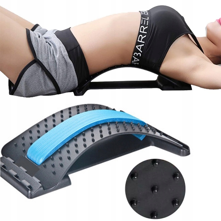 Przyrząd Do Rozciągania Pleców Masażer Mata Do Kręgosłupa Szyi Pleców Ból