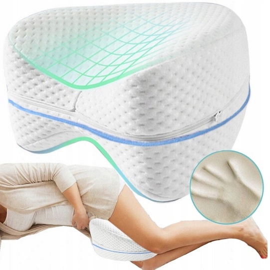 Poduszka Ortopedyczna Między Kolana Do Spania Klin Pod Nogi Pianka Memory