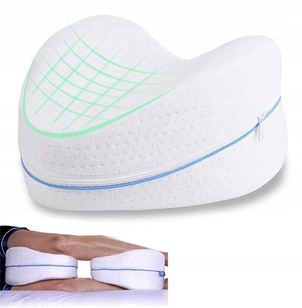 Poduszka Ortopedyczna Między Kolana Do Spania Klin Pod Nogi Pianka Memory