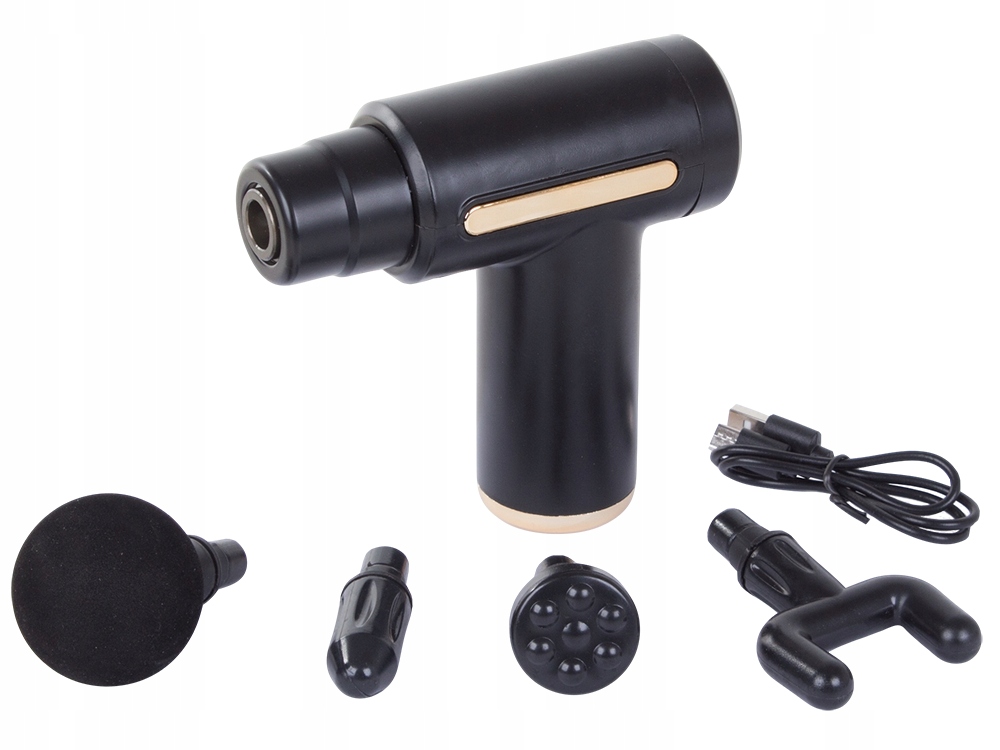 Pistolet Do Masażu Masażer Do Pleców Karku Ciała Massage Gun Akumulator