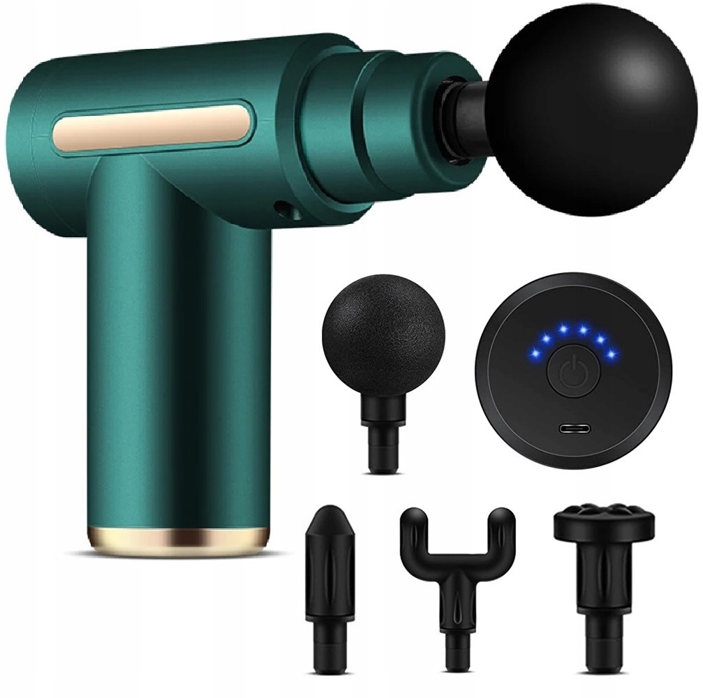 Pistolet Do Masażu Masażer Do Pleców Karku Ciała Massage Gun Akumulator