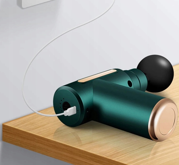 Pistolet Do Masażu Masażer Do Pleców Karku Ciała Massage Gun Akumulator