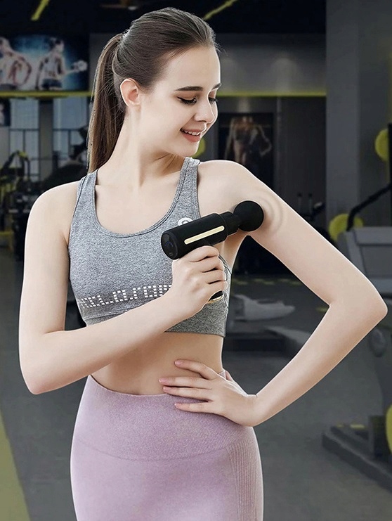 Pistolet Do Masażu Masażer Do Pleców Karku Ciała Massage Gun Akumulator