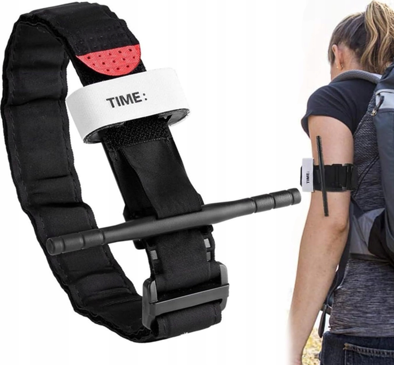 Opaska Uciskowa Staza Taktyczna Medyczna Nylon Wojskowa Tourniquet Apteczka