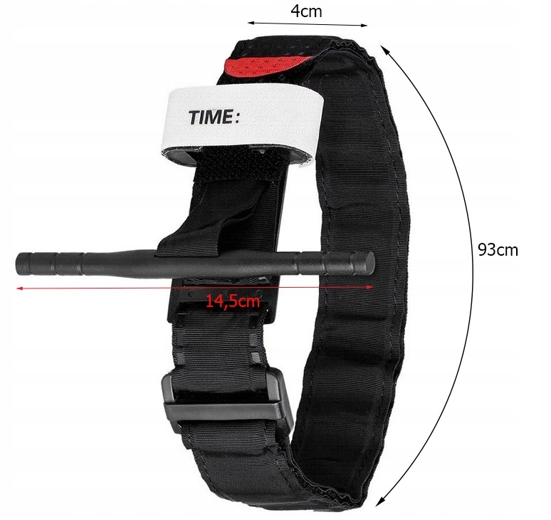 Opaska Uciskowa Staza Taktyczna Medyczna Nylon Wojskowa Tourniquet Apteczka
