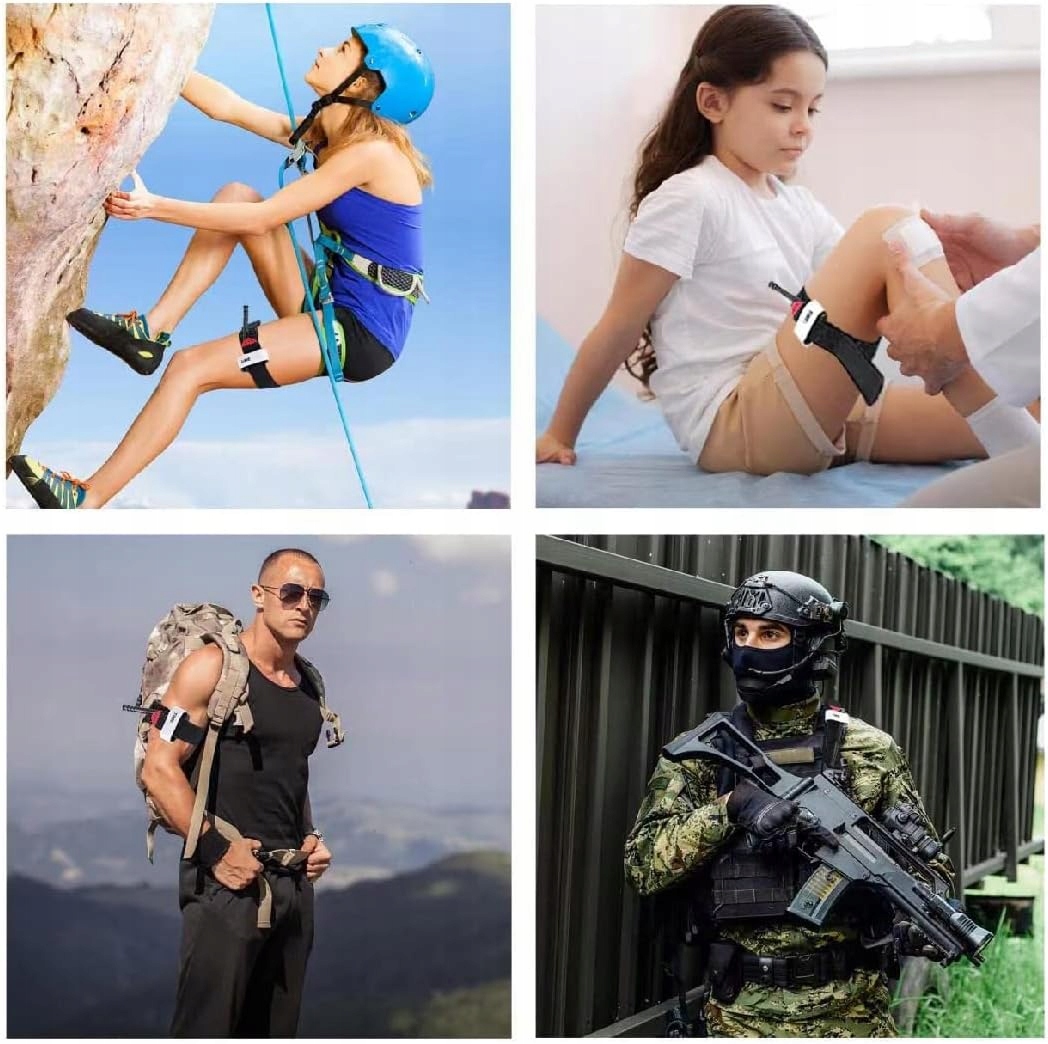 Opaska Uciskowa Staza Taktyczna Medyczna Nylon Wojskowa Tourniquet Apteczka