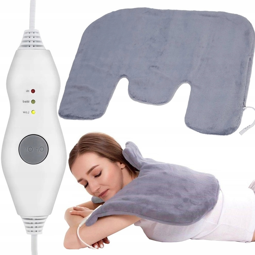 Koc Poduszka Grzewcza Ogrzewacz Na Kark Plecy Barki Szyję Elektryczny