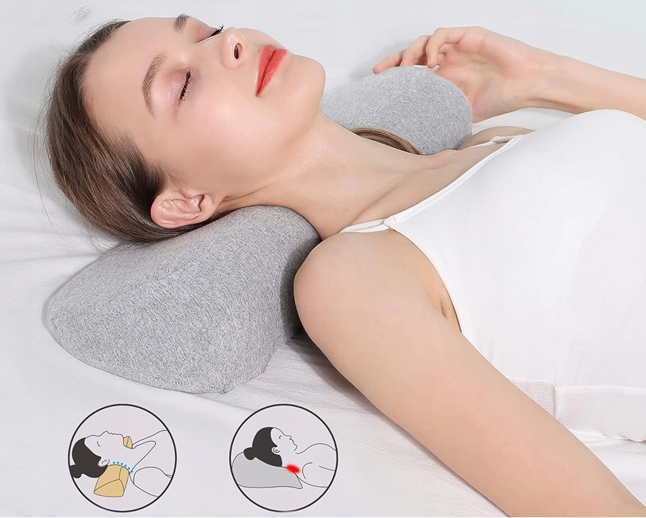 Poduszka Ortopedyczna Pod Szyję Kark Rozluźniacz Dla Szyi Ulga Ergonomiczna