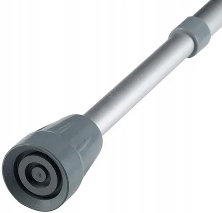 Nasadka Gumowa Na Laskę Inwalidzką 19mm Szara Wzmocniona Nakładka Stopka
