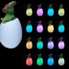 Lampka Nocna Dinozaur Dino Jajko Rgb Led Jajo Świecące Dla Dzieci Usb Jajko
