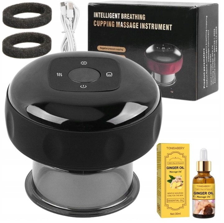 Elektryczna Bańka Chińska Antycellulit Światło Czarwone Masaż Rozgrzewający