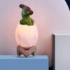 Lampka Nocna Dinozaur Dino Jajko Rgb Led Jajo Świecące Dla Dzieci Usb Jajko