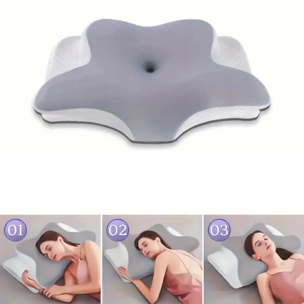 Poduszka Ortopedyczna Na Szyję Oddychający Komfort W Kształcie Motyla