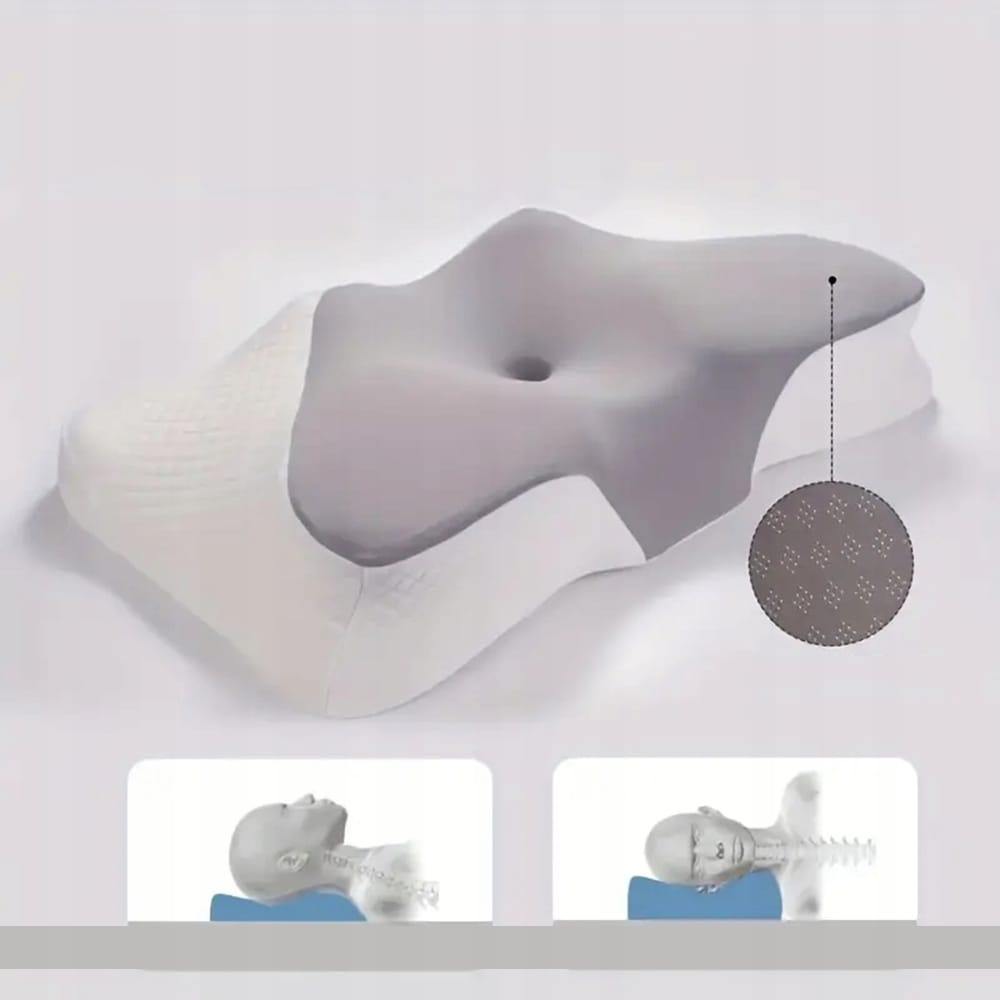 Poduszka Ortopedyczna Na Szyję Oddychający Komfort W Kształcie Motyla