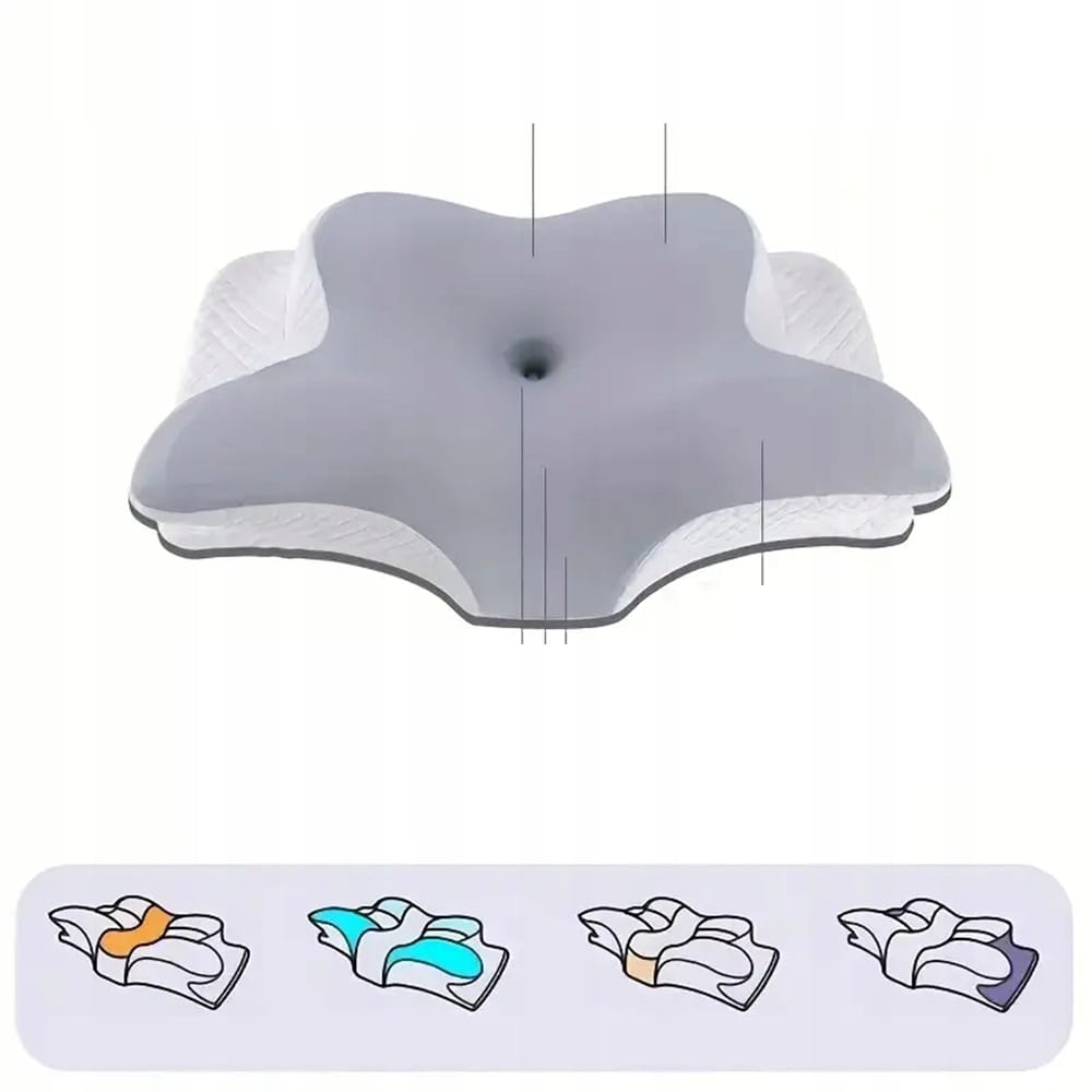 Poduszka Ortopedyczna Na Szyję Oddychający Komfort W Kształcie Motyla