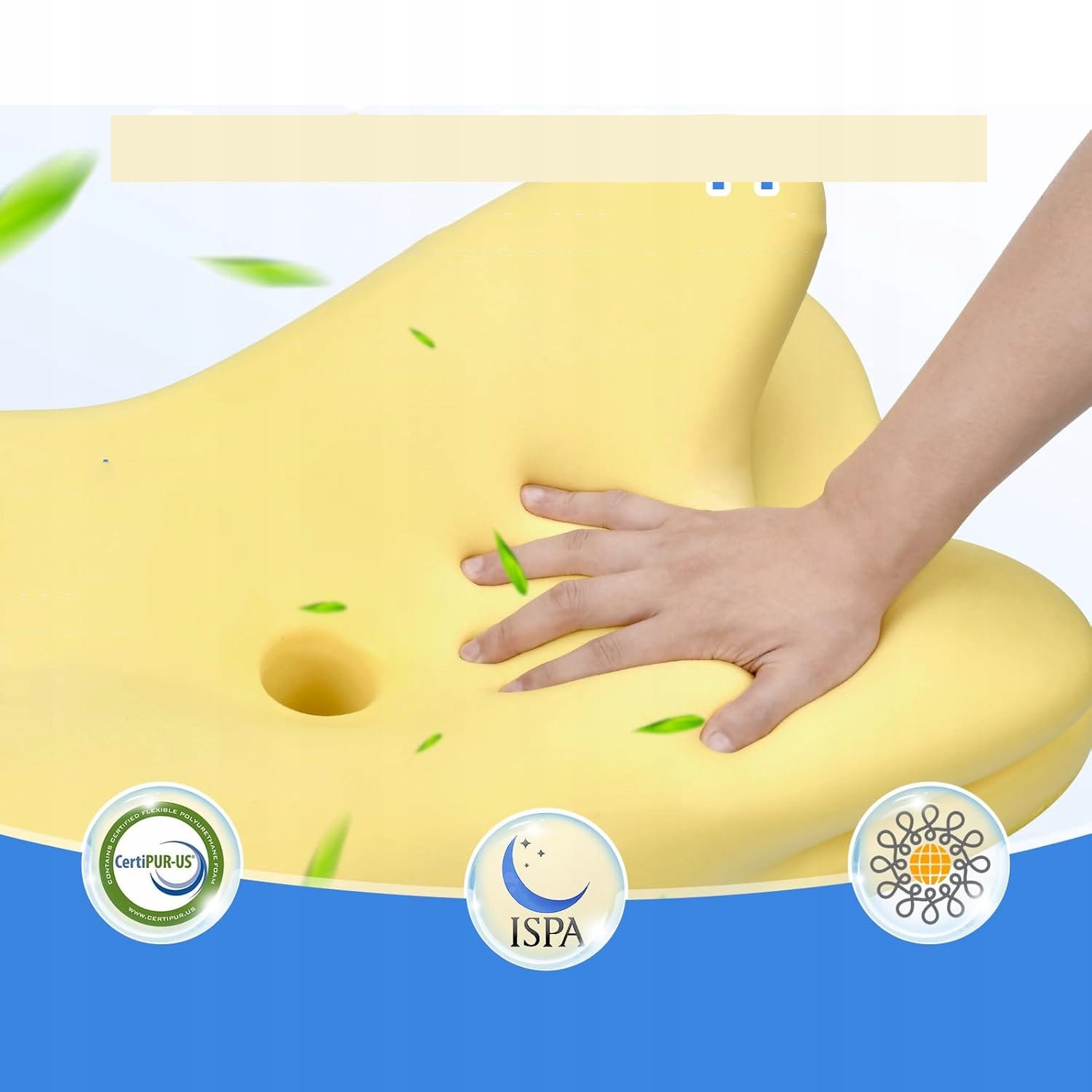 Poduszka Ortopedyczna Na Szyję Oddychający Komfort W Kształcie Motyla