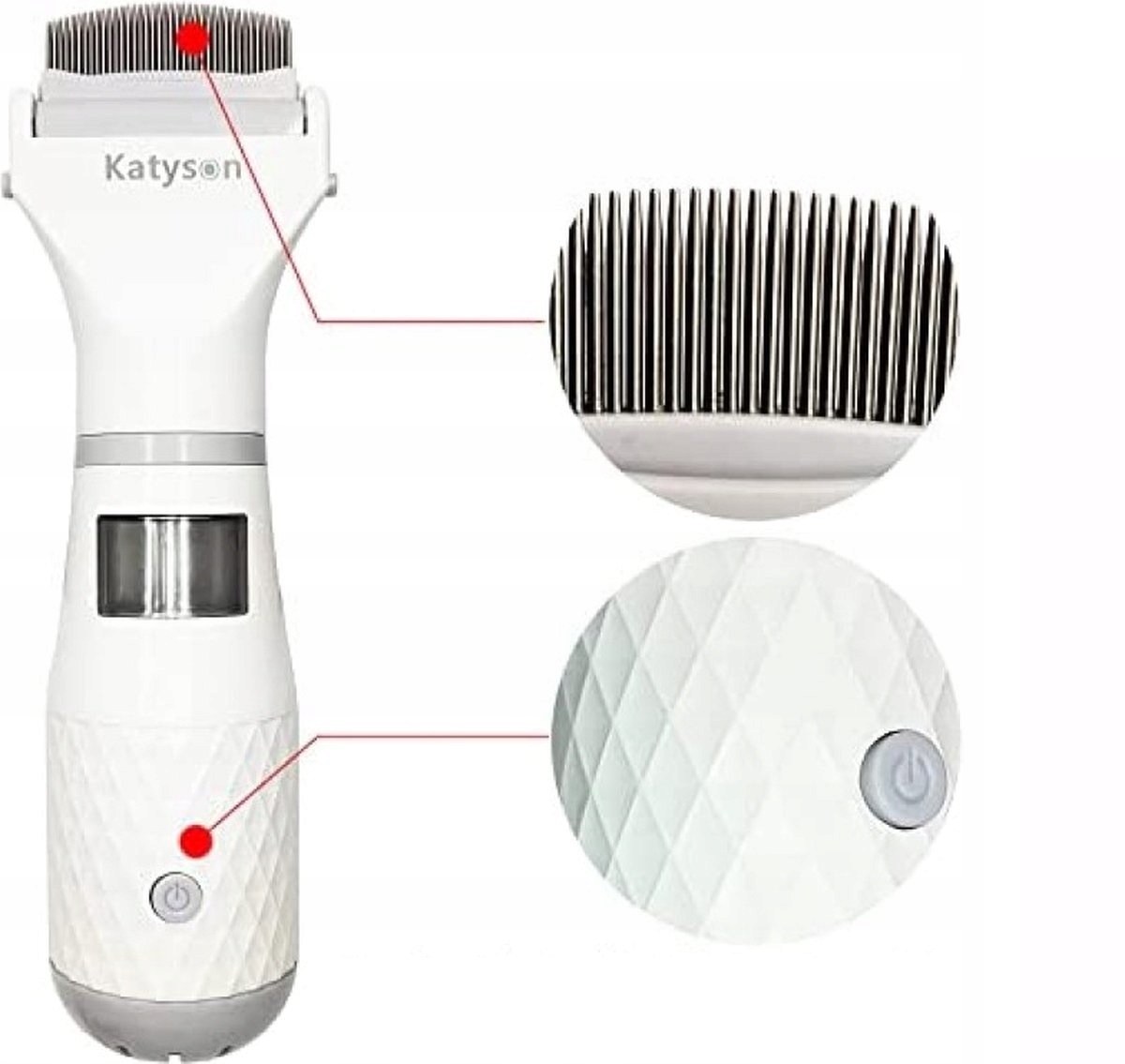 Grzebień Na Wszy Gnidy Pchły Elektryczny Odkurzacz Terminator X 3 Filtr