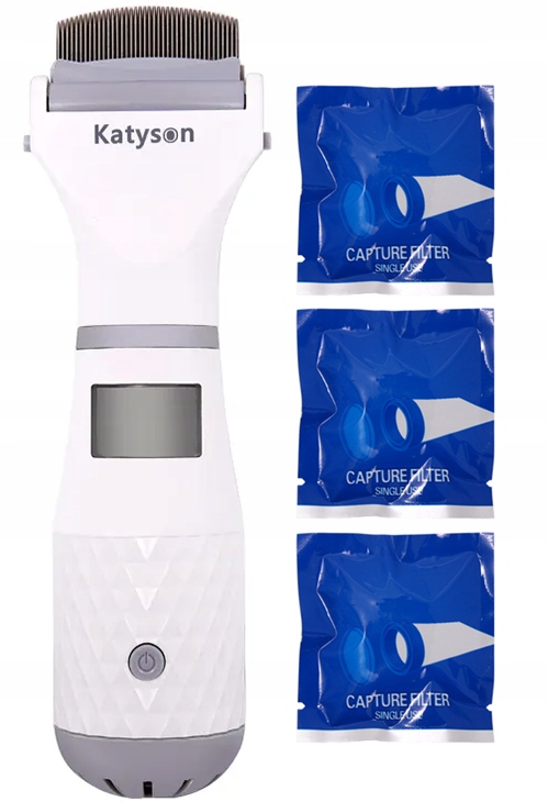 Grzebień Na Wszy Gnidy Pchły Elektryczny Odkurzacz Terminator X 3 Filtr