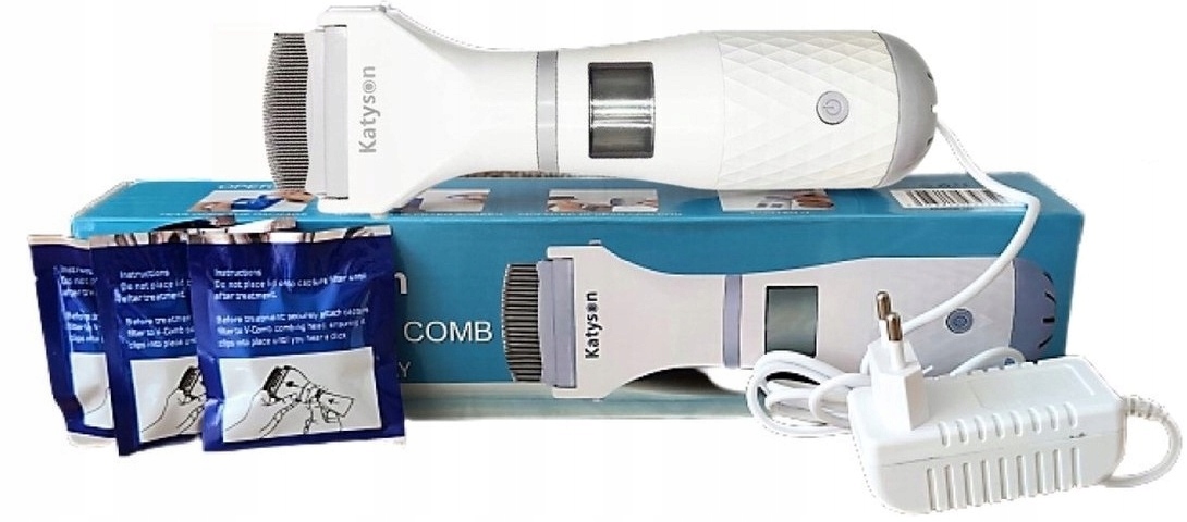 Grzebień Na Wszy Gnidy Pchły Elektryczny Odkurzacz Terminator X 3 Filtr