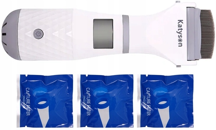 Grzebień Na Wszy Gnidy Pchły Elektryczny Odkurzacz Terminator X 3 Filtr