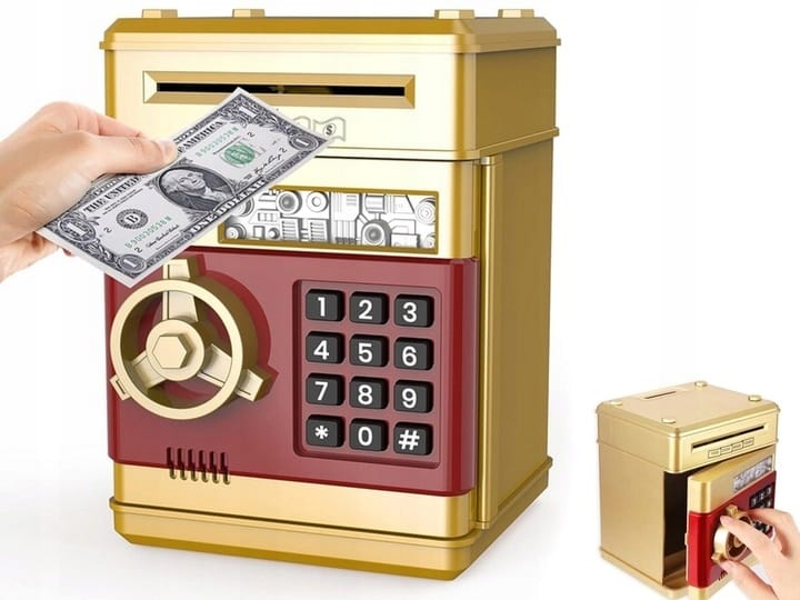 image-1109.jpeg Skarbonka Sejf Bankomat Skarbonki Dla Dzieci Dziecka Duża Elektroniczna