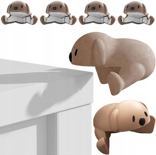4x Zabezpieczenie Na Rogi Kanty Mebli Szafki Stół Ochraniacz Narożników Dog