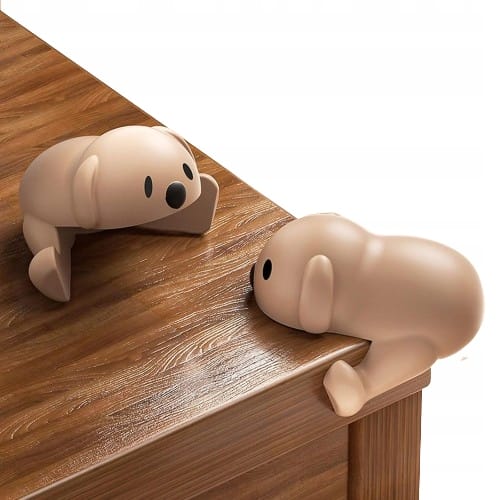 4x Zabezpieczenie Na Rogi Kanty Mebli Szafki Stół Ochraniacz Narożników Dog