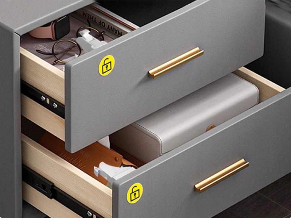10x Magnetyczne Zabezpieczenie Szafek Zabezpieczenia Szuflad Blokady Mebli