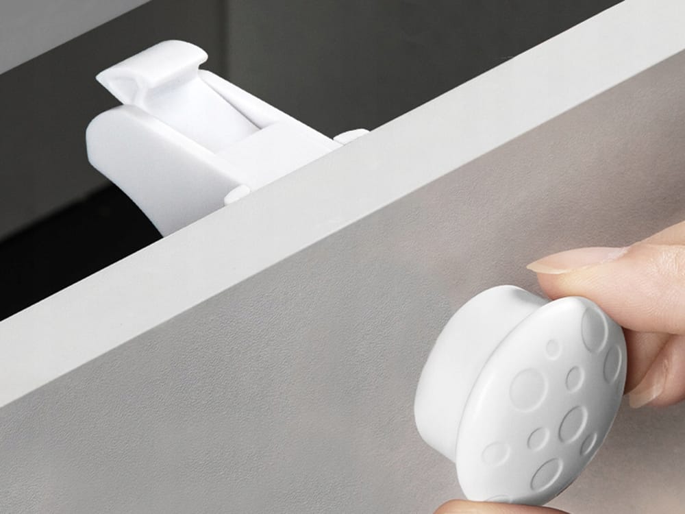 10x Magnetyczne Zabezpieczenie Szafek Zabezpieczenia Szuflad Blokady Mebli