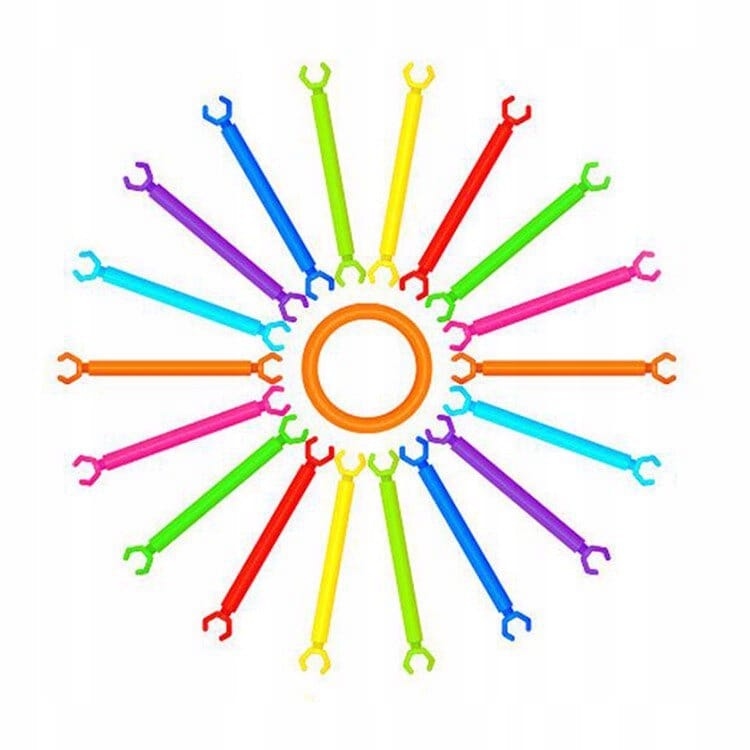 Kreatywne Klocki Konstrukcyjne Słomki Dla Dzieci Rurki Patyczki 372 Sztuk