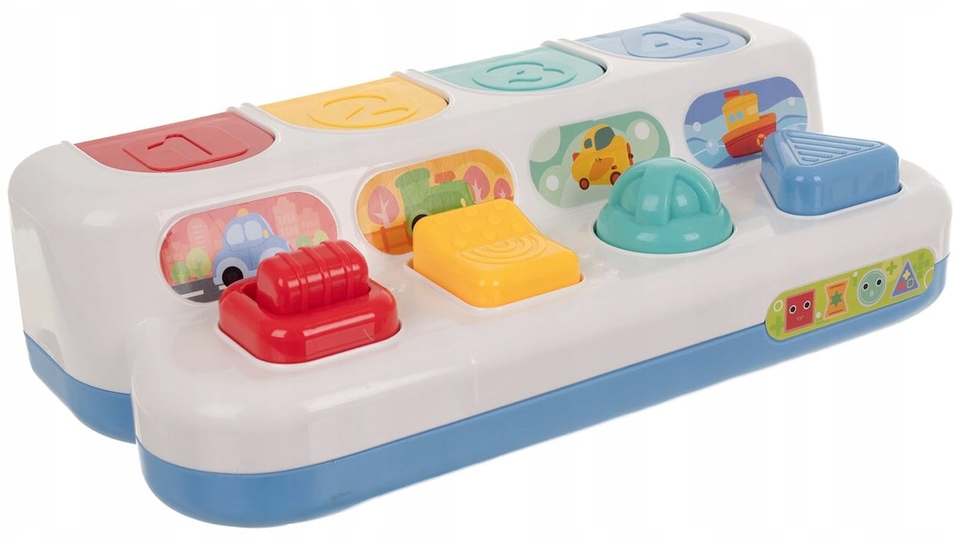 Zabawka Edukacyjna Iteraktywna Wyskakujące Pojazdy Skaczące Autka Pop-up