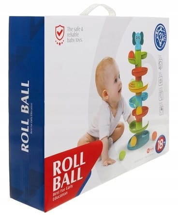 Wieża Z Piłeczkami Dla Dzieci Zjeżdzalnia Piłek Kulek Zabawka Kuleczkowa Xl