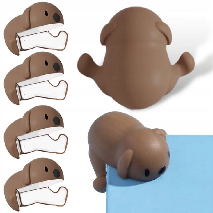 4x Zabezpieczenie Na Rogi Kanty Mebli Szafki Stół Ochraniacz Narożników Dog