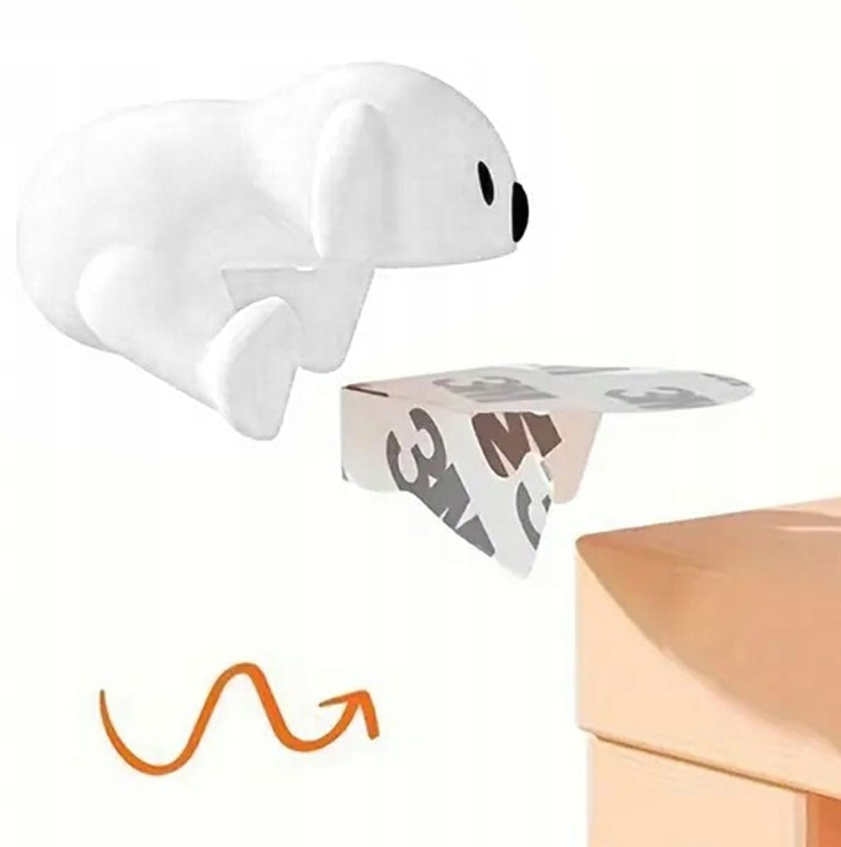 4x Zabezpieczenie Na Rogi Kanty Mebli Szafki Stół Ochraniacz Narożników Dog