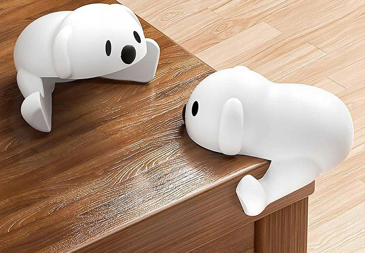 4x Zabezpieczenie Na Rogi Kanty Mebli Szafki Stół Ochraniacz Narożników Dog