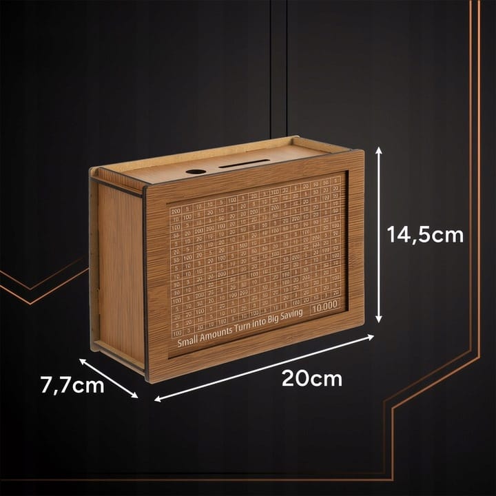 Prezent Skarbonka Wykreślana Cel Wyzwanie Oszczędzanie Upominek Na Marzenia