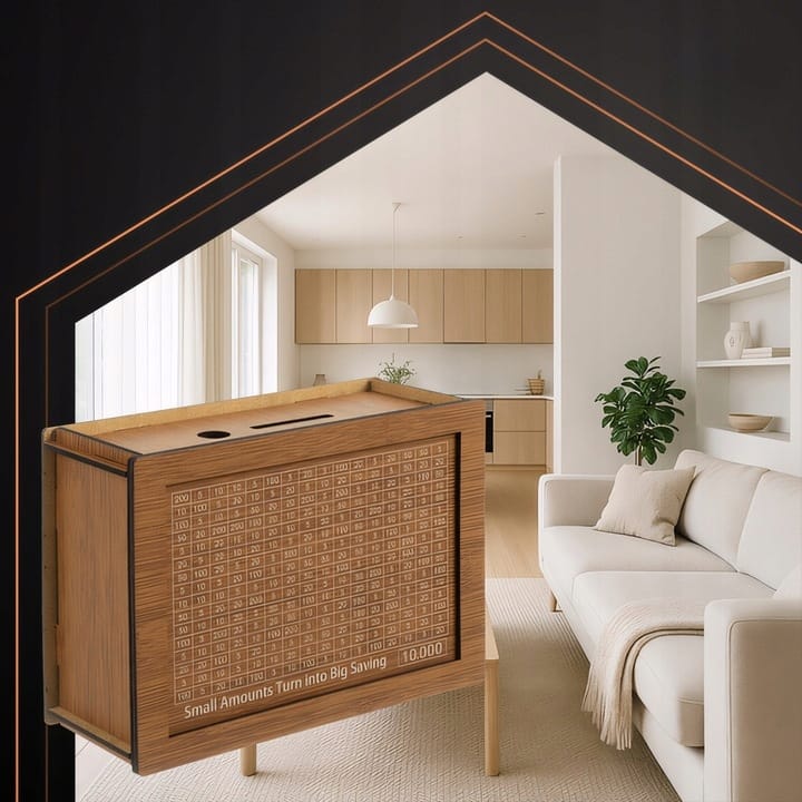 Prezent Skarbonka Wykreślana Cel Wyzwanie Oszczędzanie Upominek Na Marzenia