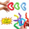 Rurki Tuby Sensoryczne Dla Dzieci Do Zabawy Zestaw 10 szt Tuby Pop