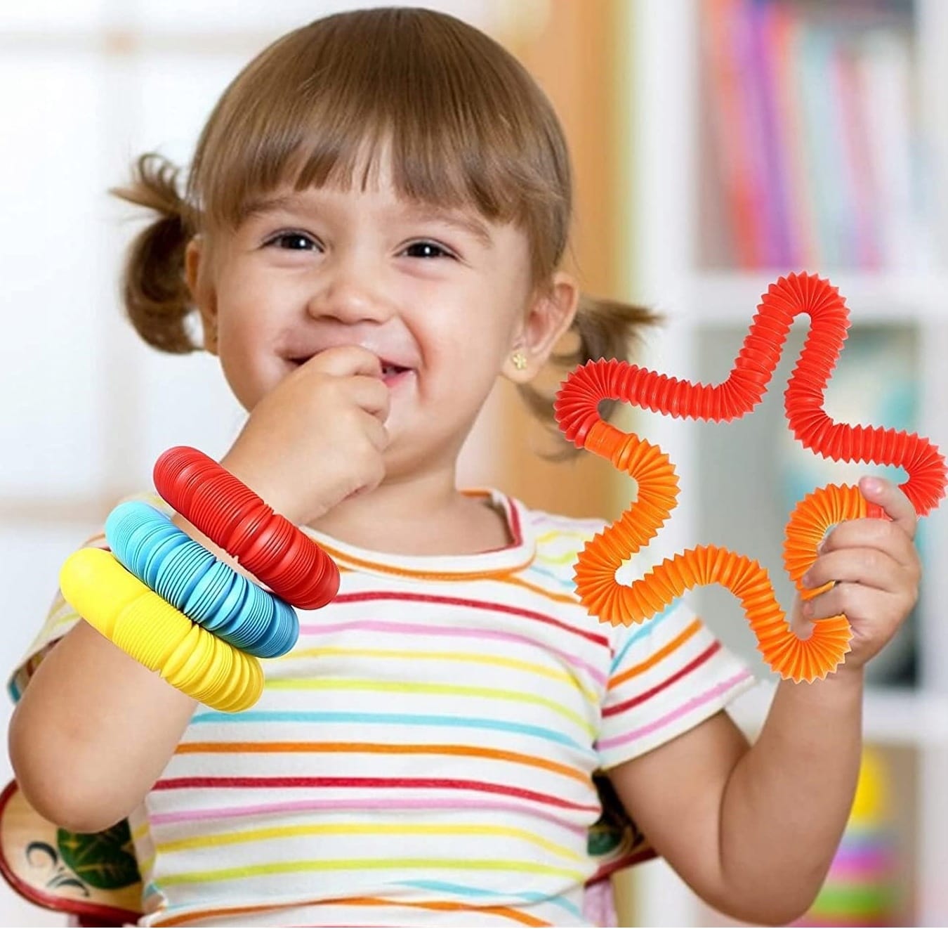 Rurki Tuby Sensoryczne Dla Dzieci Do Zabawy Zestaw 10 szt Tuby Pop